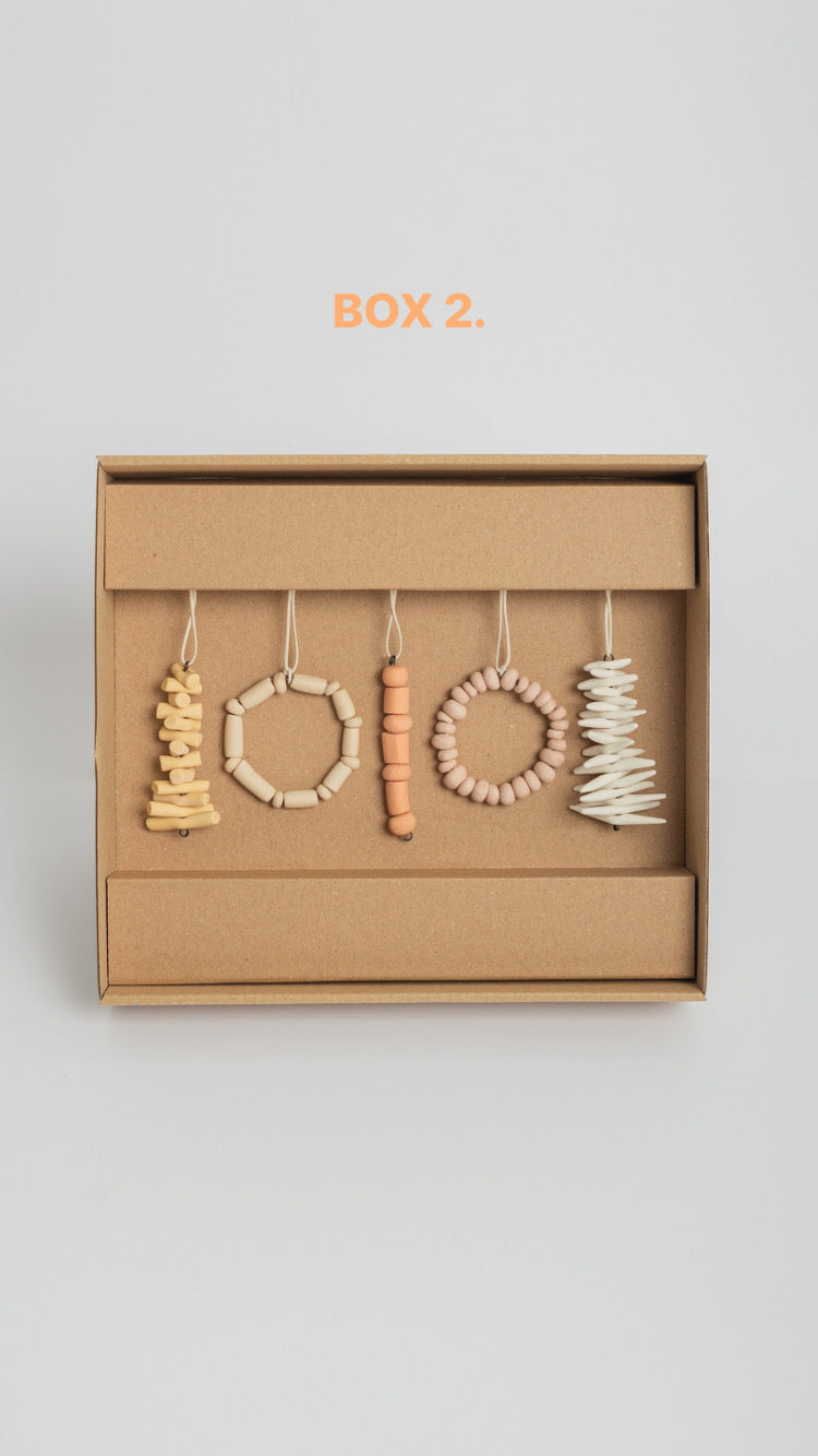 CHRISTMAS ornament - 5 pieces