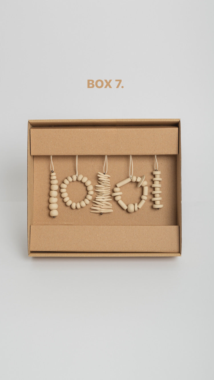 CHRISTMAS ornament - 5 pieces