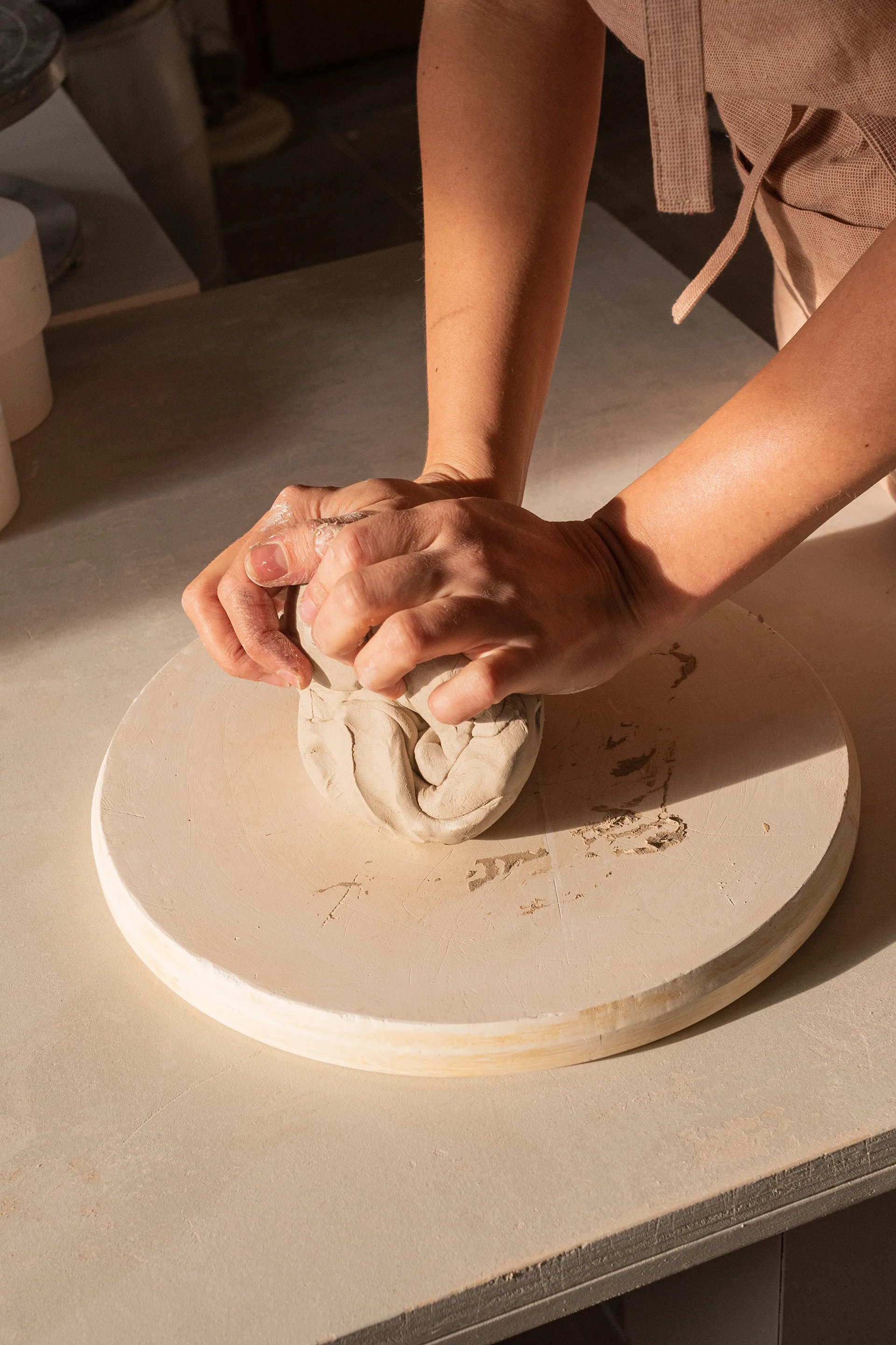 Working with clay